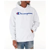 Champion Men's  Sc Graphic Hoodie, White