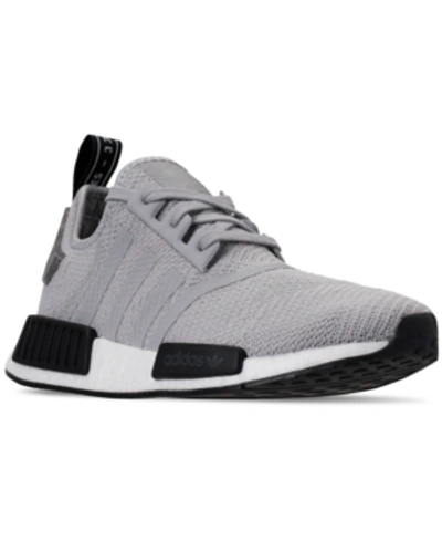 Adidas Originals Adidas Men's Nmd R1 Casual Sneakers From Finish Line In Camo Heel Grey Two / Grey