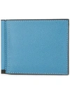 Valextra Simple Grip Billfold Wallet - Blue
