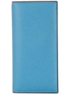 Valextra Vertical Billfold Wallet - Blue