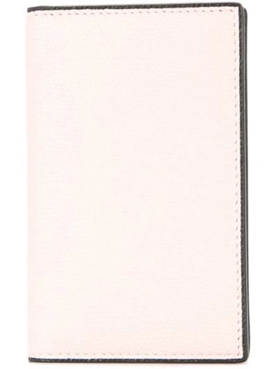 Valextra Textured Cardholder - Pink