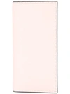Valextra Vertical Billfold Wallet - Pink