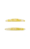 Cult Gaia Large Barrette In Yellow