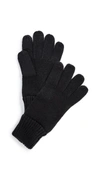 Hat Attack Basic Texting Gloves In Black