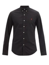 Polo Ralph Lauren Classic Fit Long Sleeve Cotton Oxford Button Down Shirt In Black