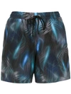 Lygia & Nanny Printed Gil Swim Shorts In Blue