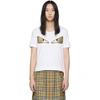 Fendi 'bag Bugs' T-shirt In F0znm White