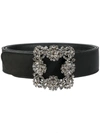 Manolo Blahnik Hangisi Belt - Black