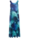 Lygia & Nanny Printed Manati Dress In Blue