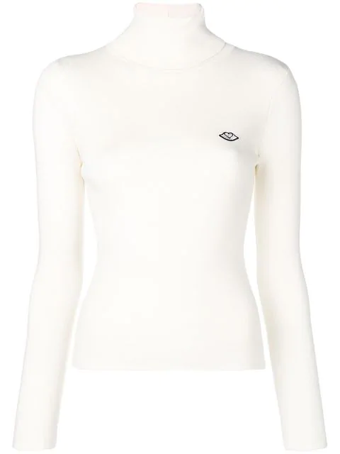 See By Chloé Turtleneck Top In White | ModeSens