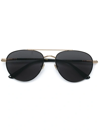 Gucci Eyewear Aviator Sunglasses - Black
