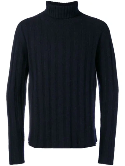 Mp Massimo Piombo Roll Neck Sweater - Blue