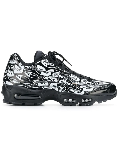 Nike Airmax Print Sneakers - Black In Black