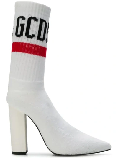 Gcds Ankle Boot In White