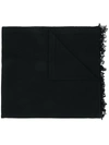 Rick Owens Sisyphus Knit Blanket - Black