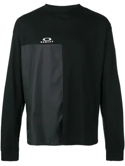 Oakley Technical Patch Long Sleeve Top In Black