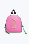Marc Jacobs Playboy Bunny Colorblock Leather Backpack In Vivid Pink Multi/gold