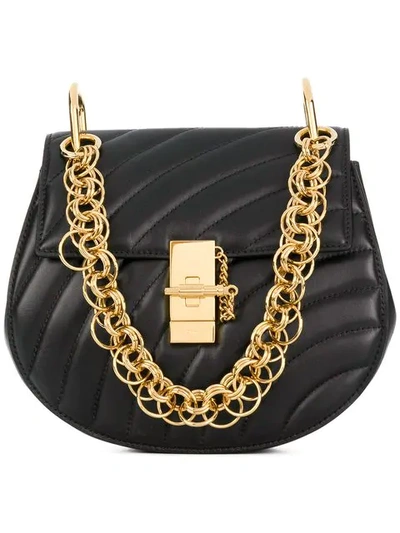 Chloé Medium Drew Bijou Shoulder Bag In Black