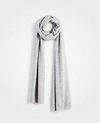 Ann Taylor Cashmere Scarf In Soft Grey Heather