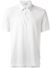 James Perse Slim Fit Sueded Jersey Polo In Nocolor