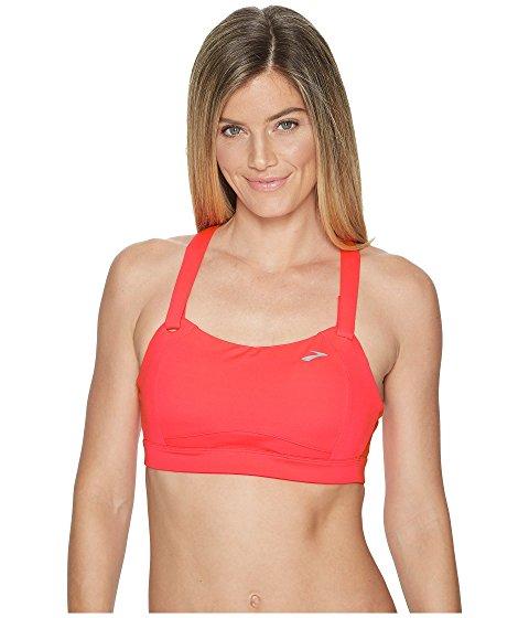 Brooks Juno Cross Back Adjustable High Impact Sports Bra Moving
