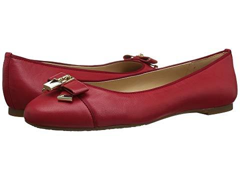 michael kors red ballet flats