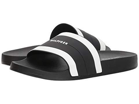 tommy hilfiger black slides