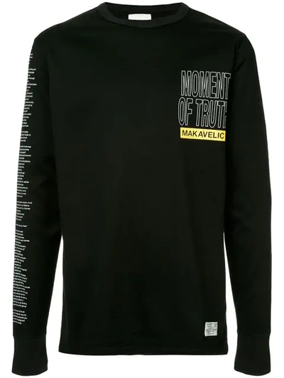 Makavelic Mot Sweatshirt In Black