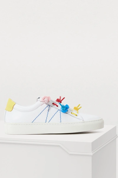 Mira Mikati Sneakers With Colorful Laces In White