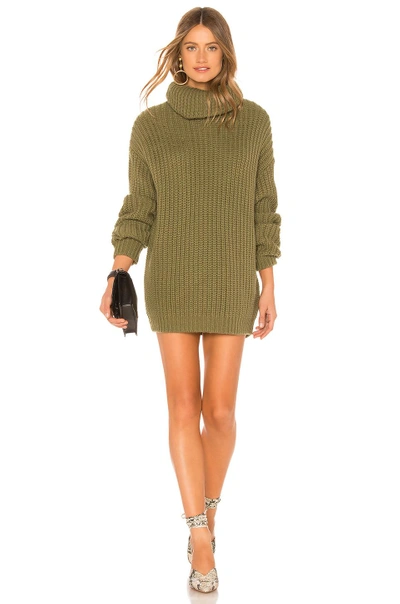 Lovers & Friends Lovers + Friends Marlina Sweater In Olive. In Sage Green