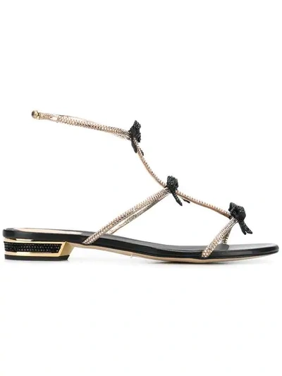 René Caovilla Caterina Sandals - Black