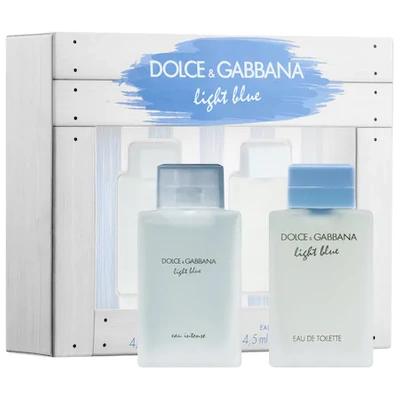 Dolce & Gabbana Light Blue Mini Duo Set 2 X 0.15 oz/ 4.5 ml