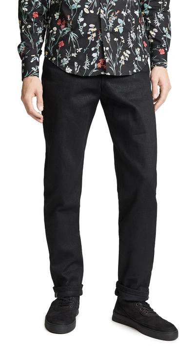 Naked & Famous Weird Guy Elephant 7 Jeans In Black