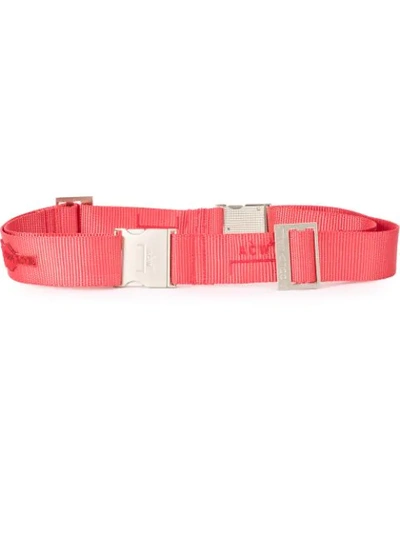 A-cold-wall* Adjustable Logo Belt In Red