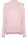 Allude Turtle Neck Jumper - Pink