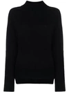 Allude Turtle Neck Jumper - Black