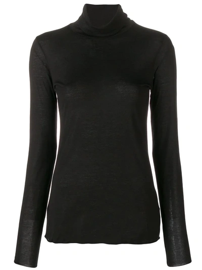 Roberto Collina Perfectly Fitted Sweater - Black