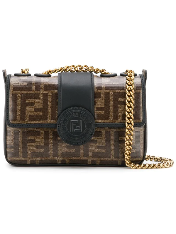 fendi mini logo print double f