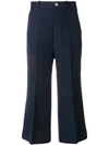 Gucci Super High-waisted Trousers In Blue