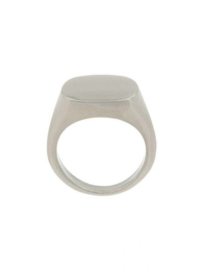 Jil Sander Oval Ring - Metallic