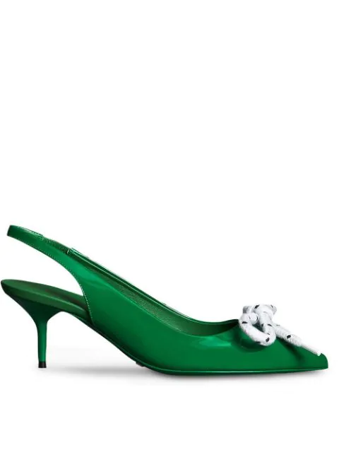 burberry pumps green