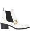 Coach Nora Chelsea Boots In White