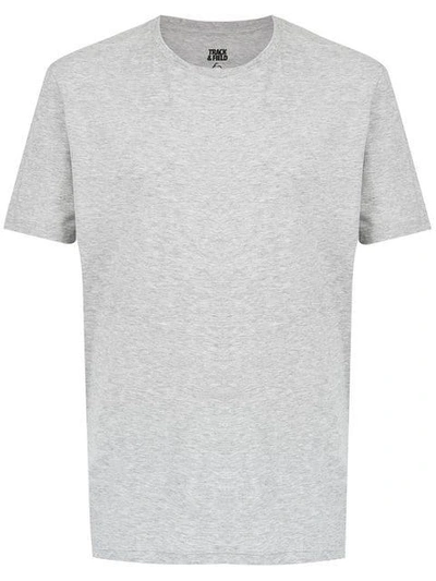 Track & Field Plain T-shirt In Grey