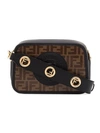 Fendi Logo Print Camera Bag - Black