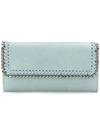 Stella Mccartney Foldover Falabella Wallet - Blue