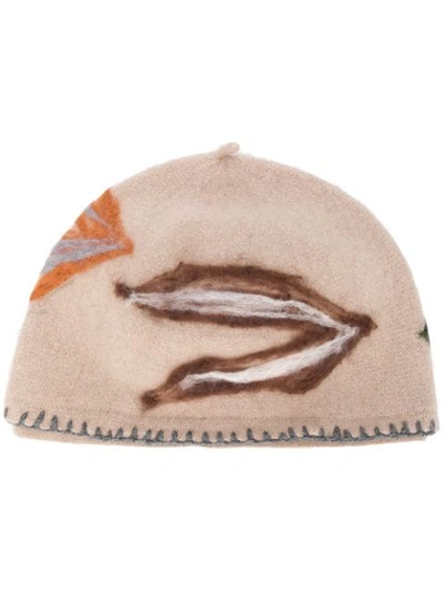 Le Chapeau Embroidered Hat - Neutrals