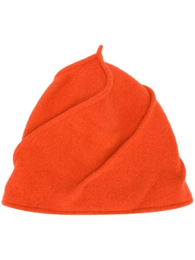 Le Chapeau Seam Detailing Beanie - Orange