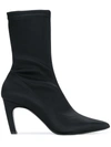 Aldo Castagna Fitted Ankle Boots - Black