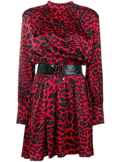 Federica Tosi Belted Dress - Red