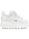 Buffalo Chunky Sole Sneakers - White